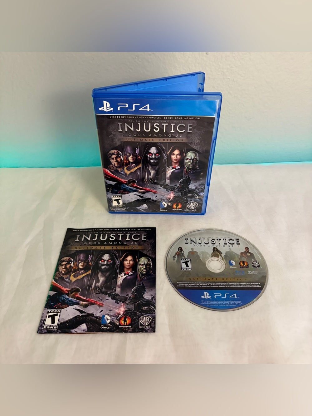Injustice: Gods Among Us -- Ultimate Edition (Sony PlayStation 4, 2013) CIB Work